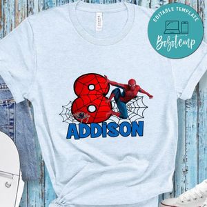 Spiderman Birthday Boy Cute Shirt for Kid