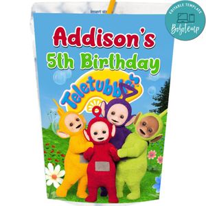 Teletubbies Capri Sun Labels Digital File Printable Instant Download