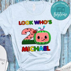 Look Who's Cocomelon Birthday Shirt