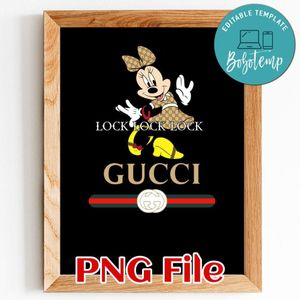 Minnie GC Inspired PNG file template