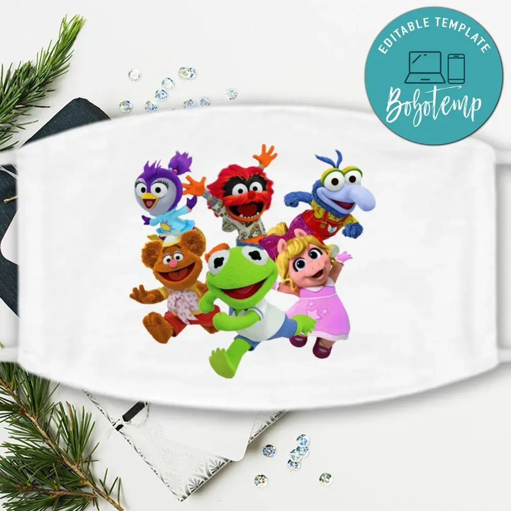 Muppet Babies Washable Face Mask for your kids | Bobotemp