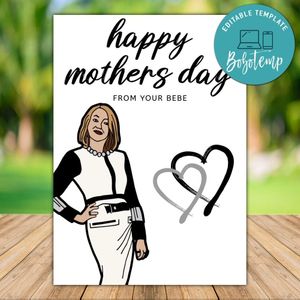 Printable Moira Rose Mothers Day Greeting Card Instant Download