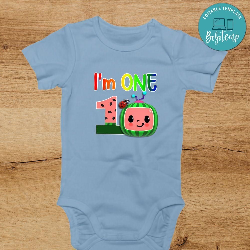 Cocomelon 1st birthday outfit