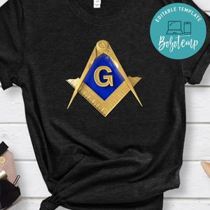 Masonic Shirt Square & Compass Freemason Lodge PNG file template