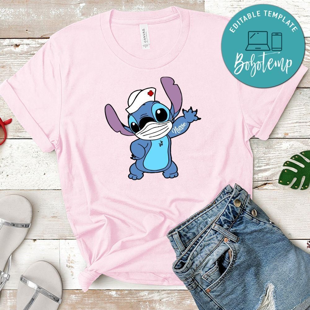Cute Stitch Nurse Shirt