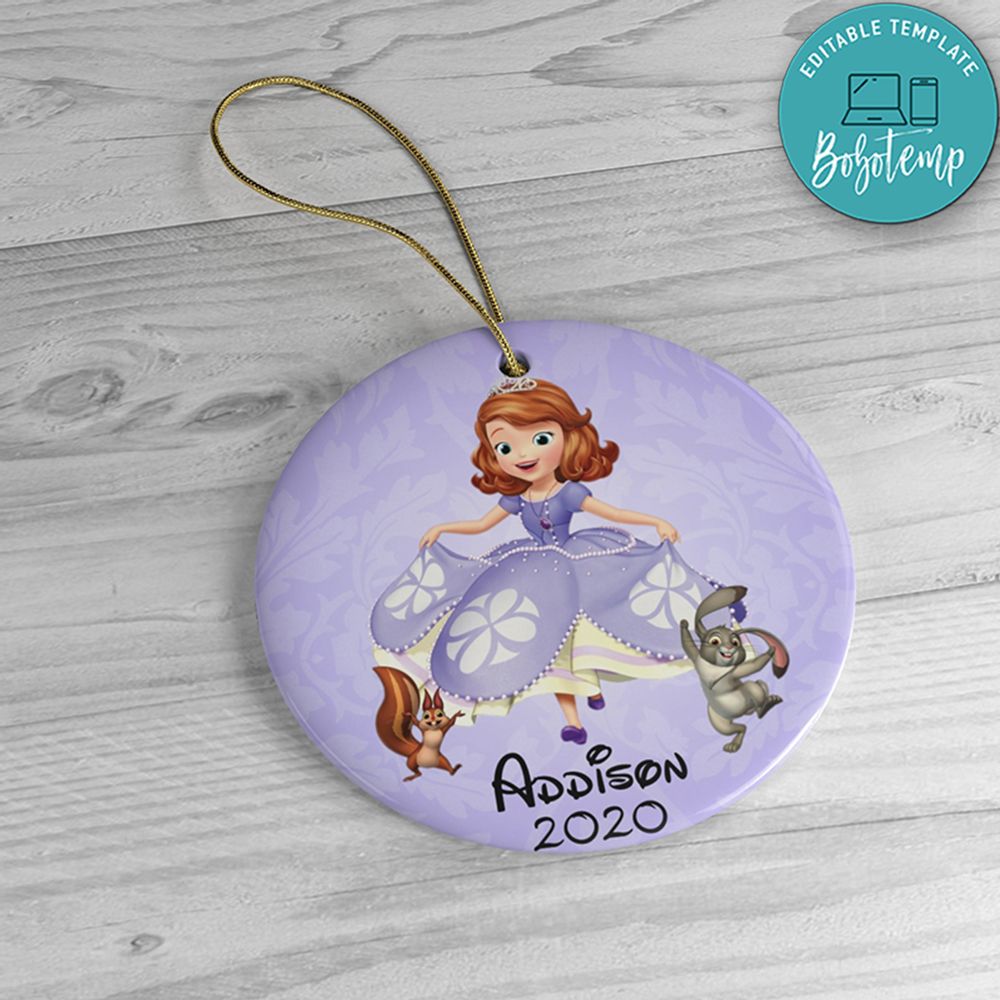 Sofia The First Christmas Ornament 