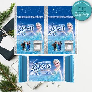 Frozen Rice Krispie Treat Digital File Printable Instant Download