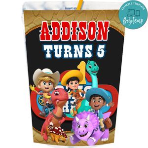 Dino Ranch Capri Sun Labels Digital File Printable Instant Download