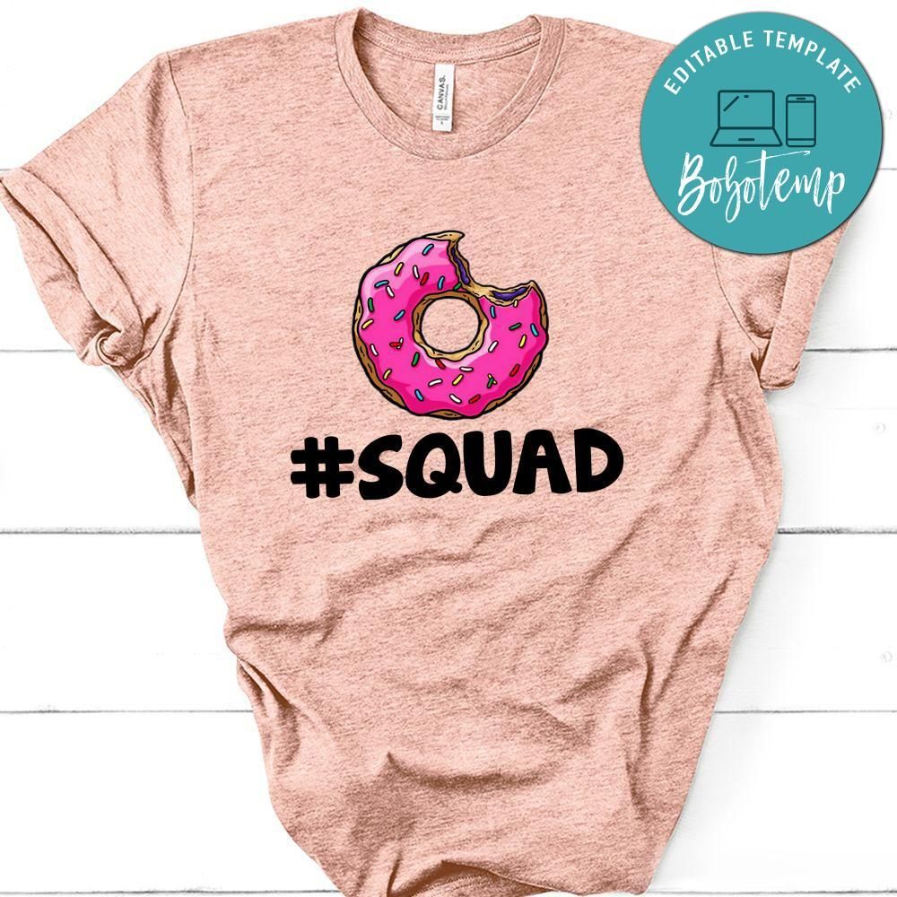 Donut Squad T Shirt - Funny Donut Shirts