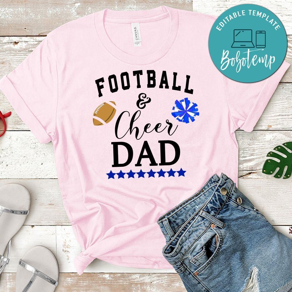Football And Cheer Dad T-Shirt