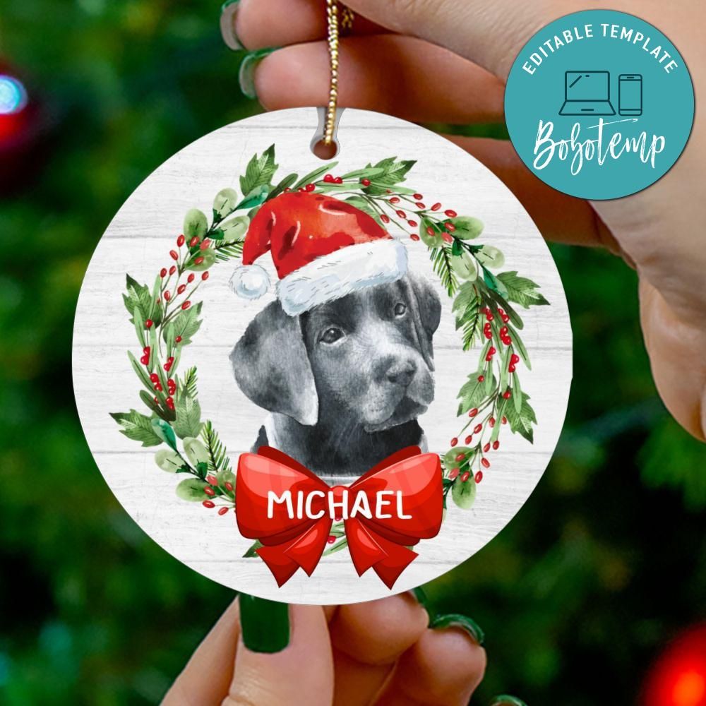 Labrador Retriever Christmas Ornament Gift | Bobotemp