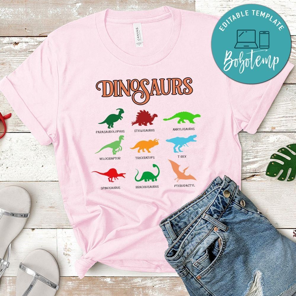 Dinosaurs Brachiosaurus Jurassic Animal Shirt