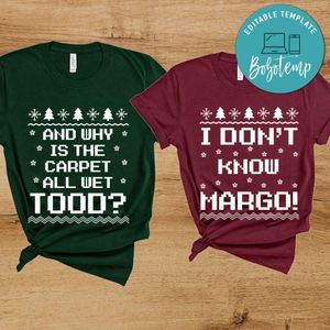 National Lampoon's Christmas Vacation Couple Shirt