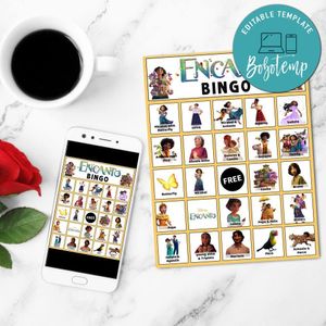 Encanto Bingo Customizable Template Instant Download