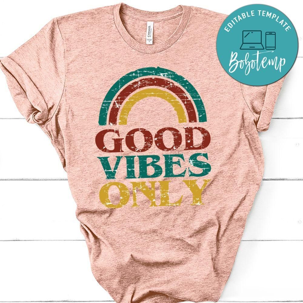 Good Vibes Shirt - Good Vibes Only Retro Vintage Shirt
