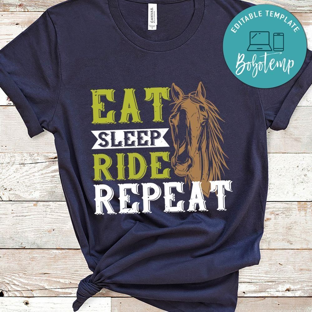 eat sleep ride repeat T Shirt