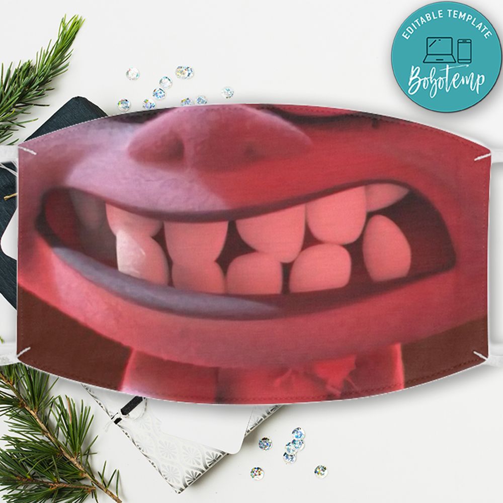 Trolls World Tour Queen Barb Washable Face Mask Sportspartydesign