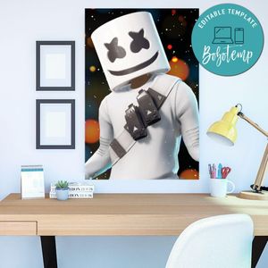 Marshmello Poster Digital File Printable Instant Download