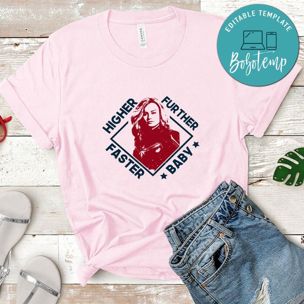 Higher, further, faster, baby Avenger T Shirt