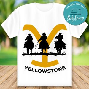 Yellowstone TV Show Inspired Shirt PNG File Templates