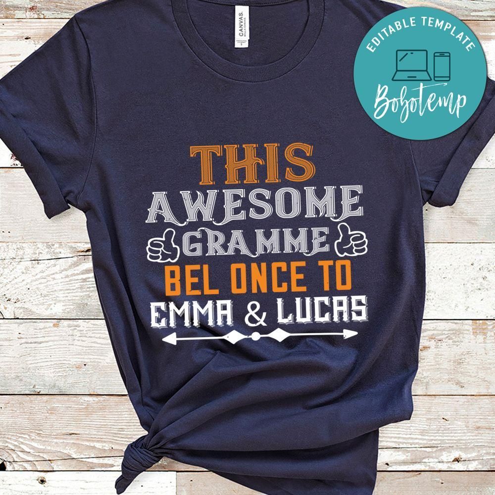 this  awesomegramme Shirt