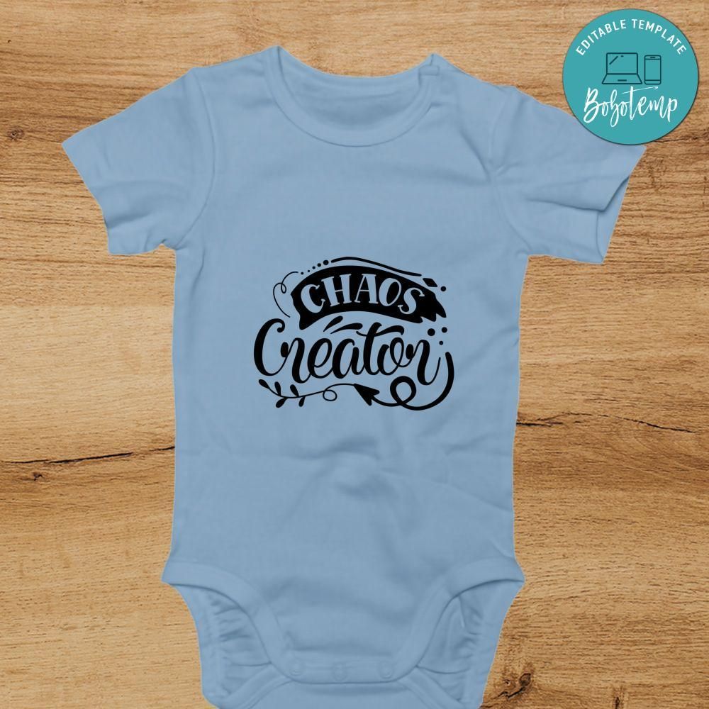 Chaos creator Cute Baby Shirt