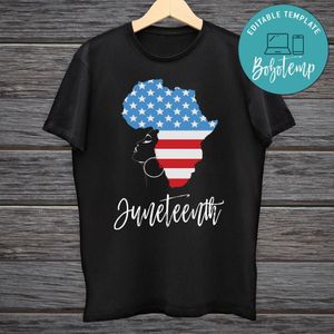 Juneteenth Black Woman Shirt Digital File Transparent PNG & SVG Instant Download