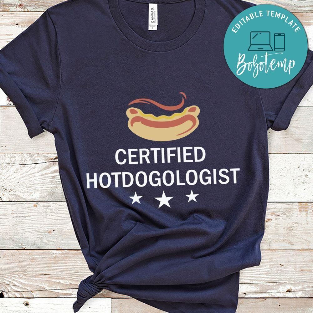Certified hotdogologist Shirt