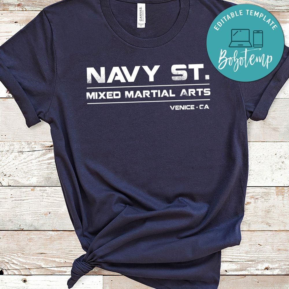 Navy St. Mixed Martial Arts Venice Ca Vintage T-Shirt