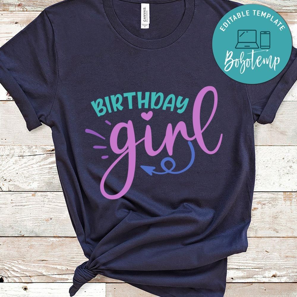 Mermaid birthday girl Shirt