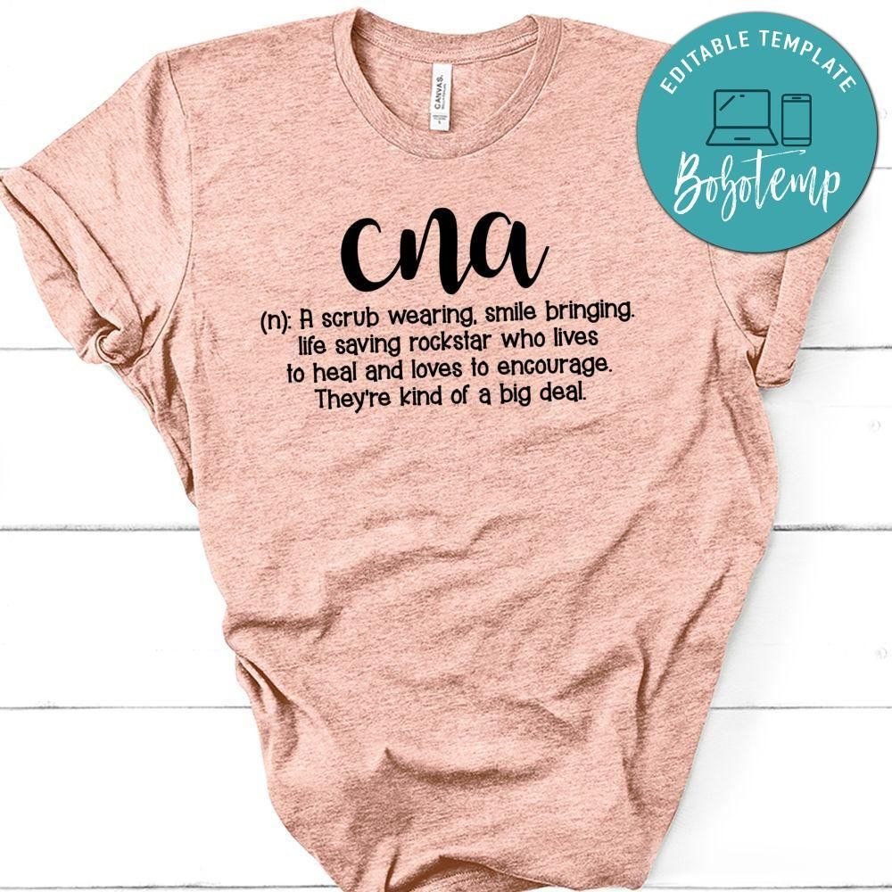 CNA Definition Shirt - CNA Shirt - Certified Nursing Assistant Shirt