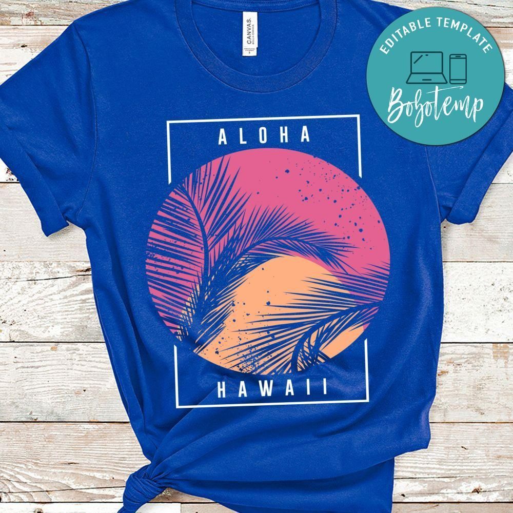 Aloha Hawaii Trendy Graphic Unisex T-Shirt