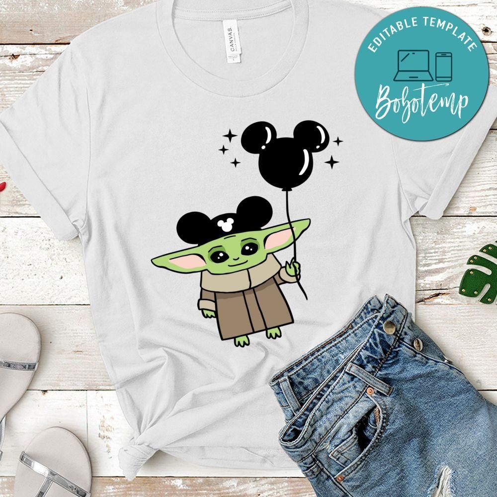 Baby Yoda Disney Ears T-Shirt