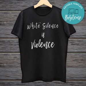 White Silence is Violence Black Lives Matter Shirt Digital File Transparent PNG & SVG Instant Download