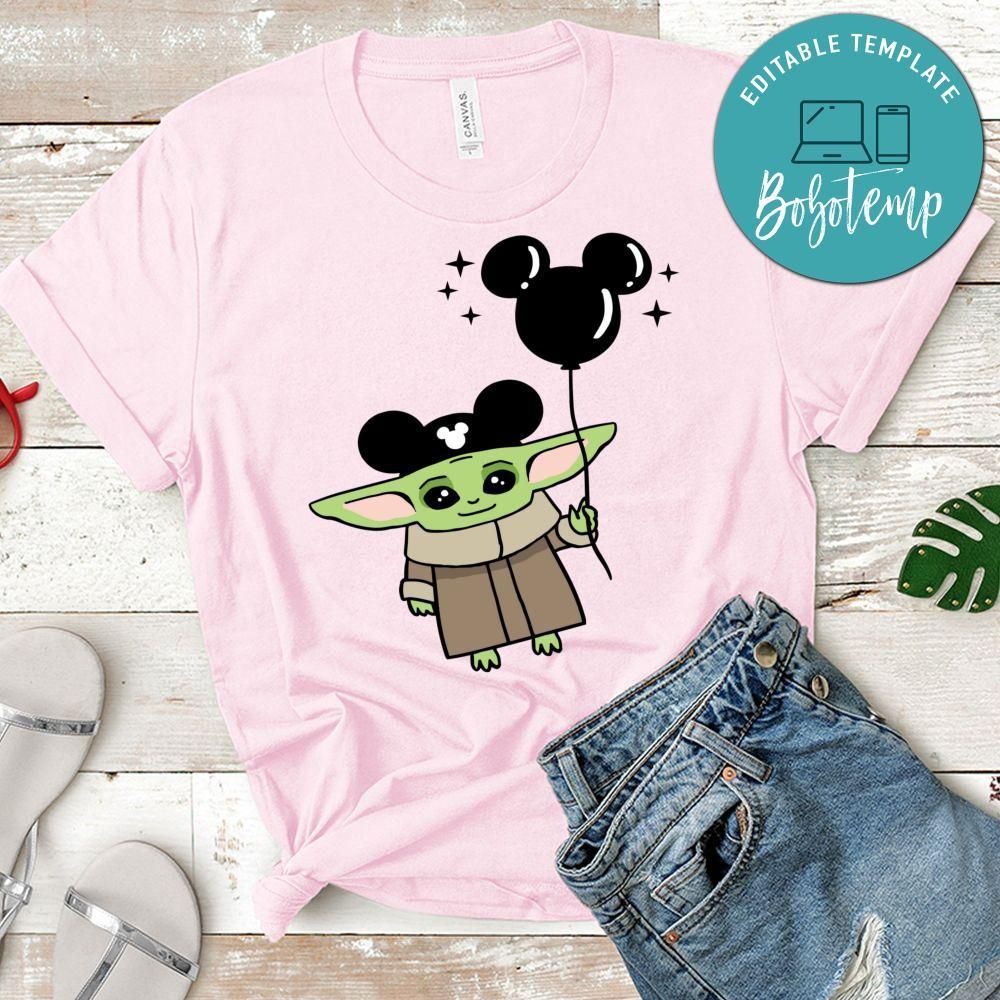Baby Yoda Disney Ears T-Shirt
