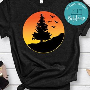 Camping Pine Tree Nature T-Shirt