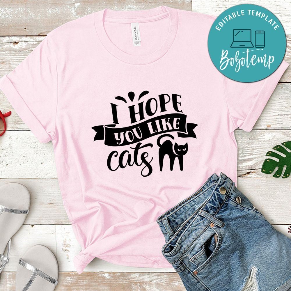 I hope you like cats Doormat Shirt