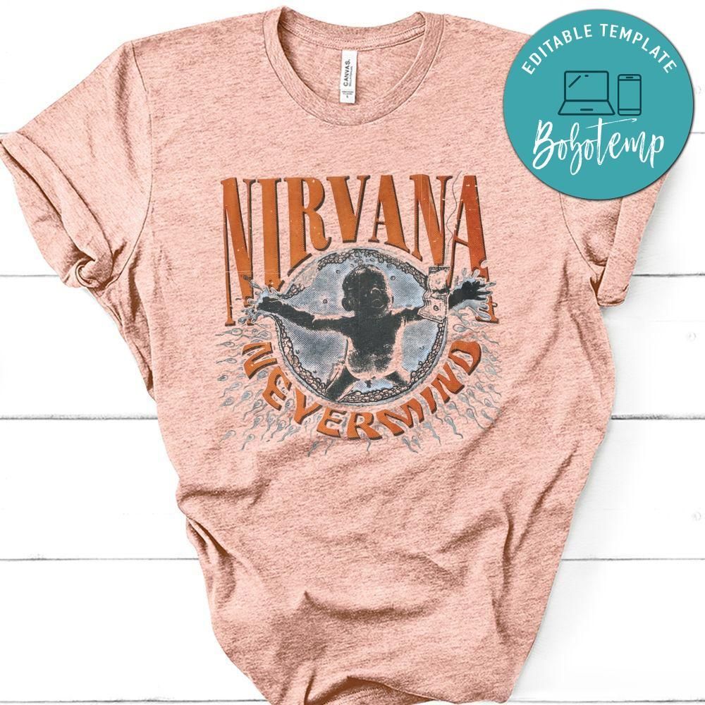 Nirvana Nevermind Graphic T-Shirt