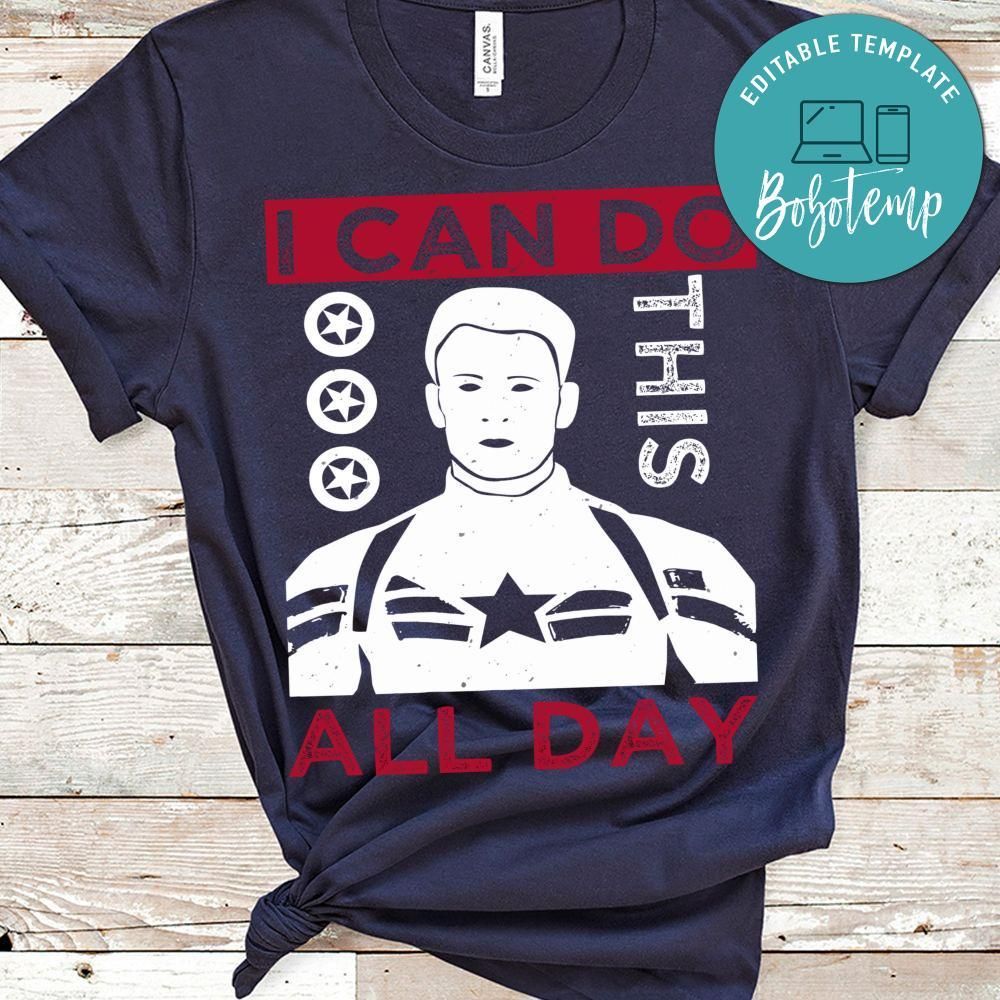 I can do this all day Avenger T Shirt