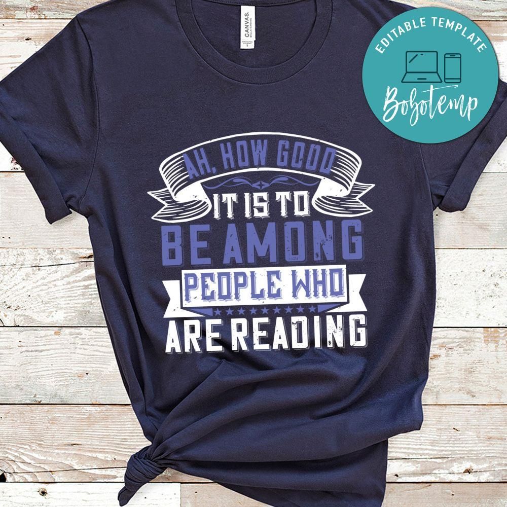 Ah, how good it is to be among people who are reading Shirt