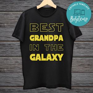 Best Grandpa in the Galaxy Digital File Transparent PNG & SVG Instant Download