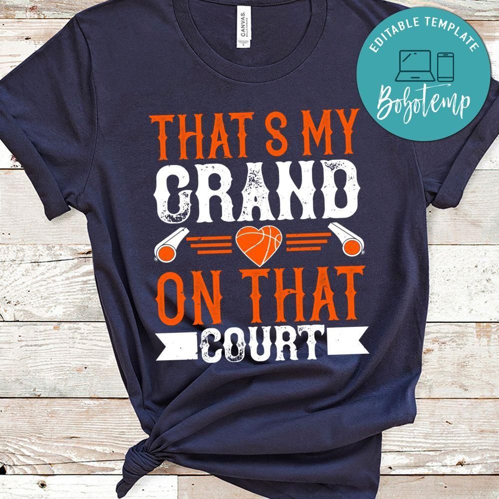 That's my grand son on that court Shirt