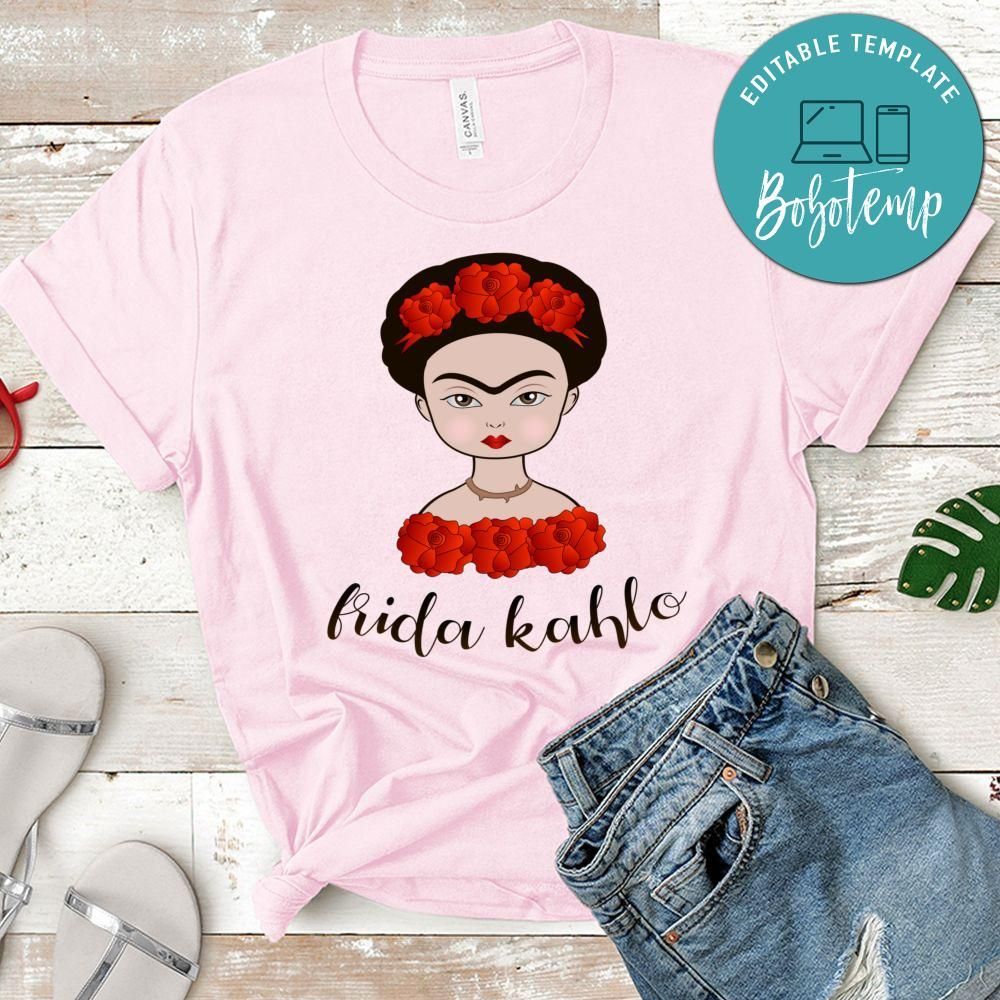 Frida Kahlo T-Shirt - Latina Power Shirt - Frida Kahlo Tee