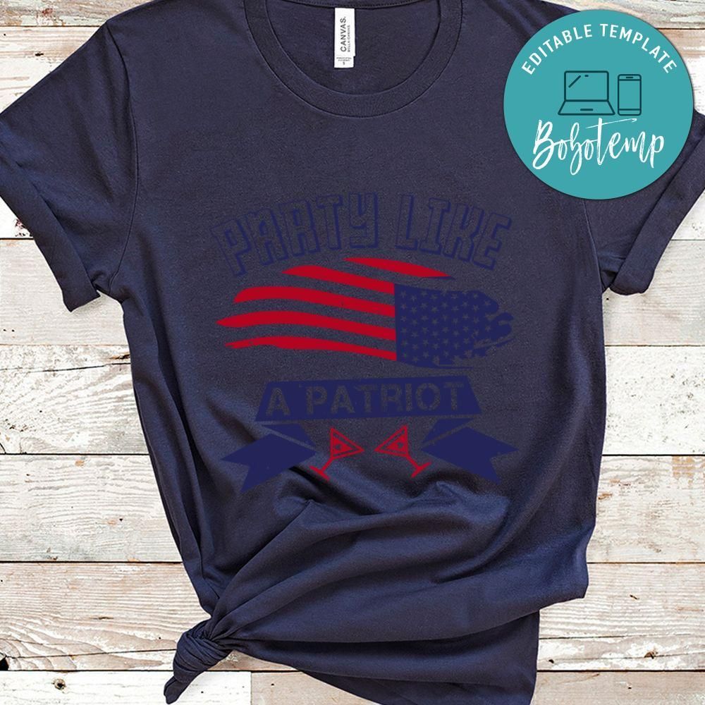 party like a patriot Shirt