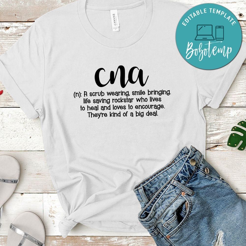 CNA Definition Shirt - CNA Shirt - Certified Nursing Assistant Shirt