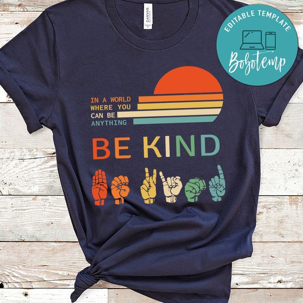 Be Kind Language Black Lives Matter T-Shirt