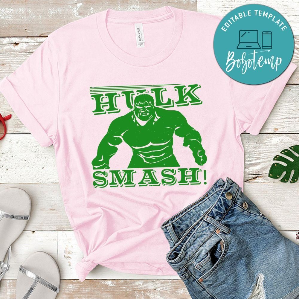 Hulk smash Avenger T Shirt