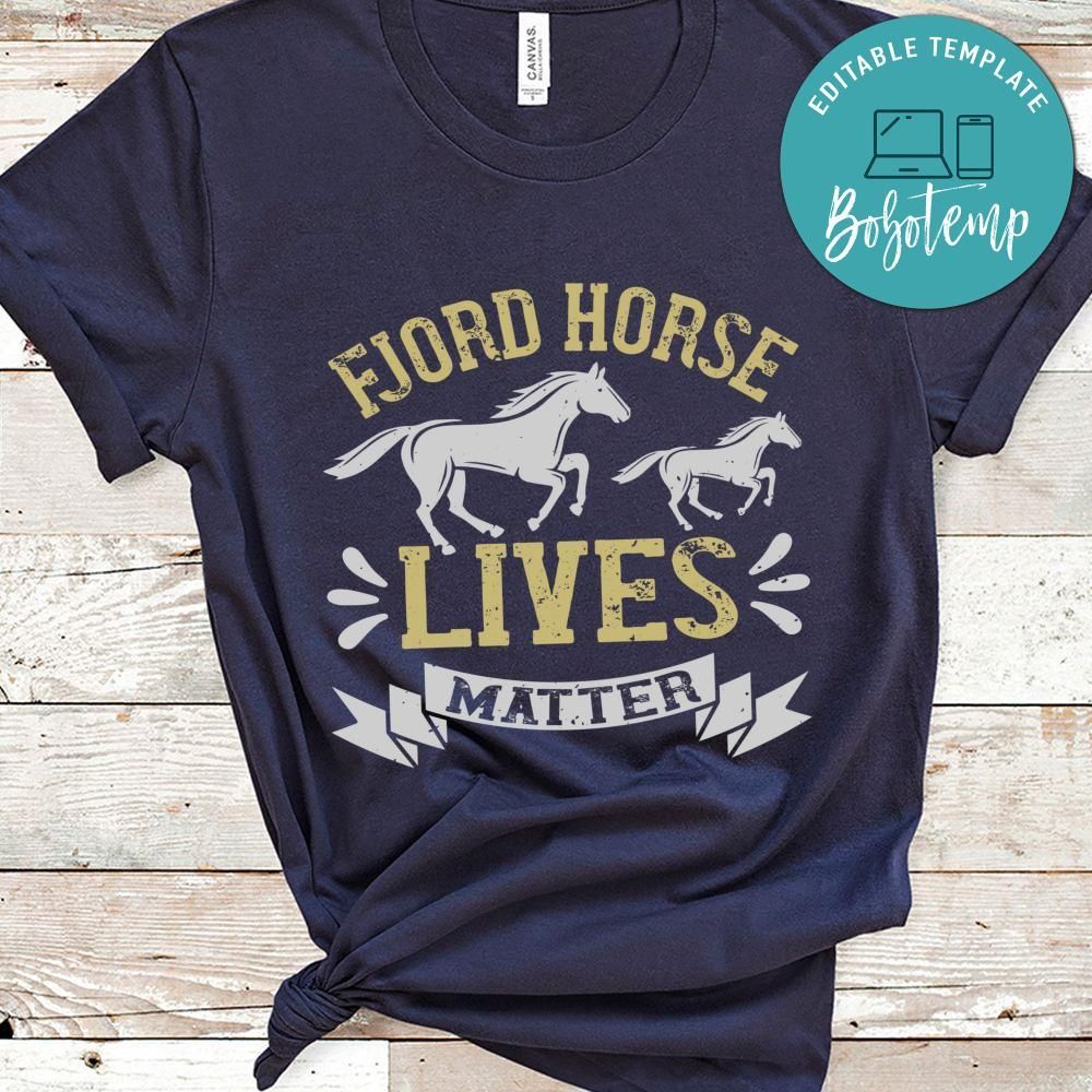 fjord horse lives matter Shirt