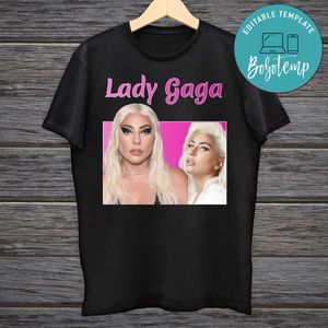 Customizable Lady Gaga Digital File Transparent PNG Instant Download