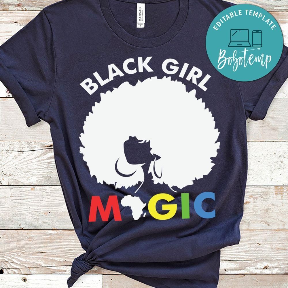 Black Girl Magic Africa Map Shirt